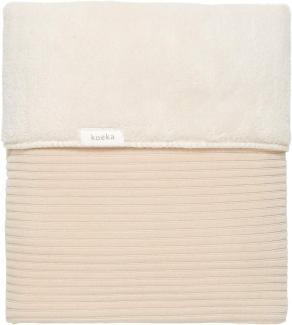 Ledikantdeken Vik Teddy Sand Beige
