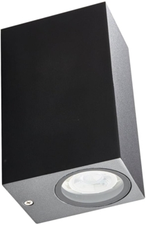 Heitronic Nr. 500661-HE Wandleuchte Outdoor Amboss anthrazit GU10 IP44