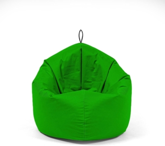 Nadimaideal Sitzsack 2 in1 Funktionen für Kinder & Erwachsene | Indoor & Outdoor | Gaming Sitzsack - Sitzkissen -Komfortabler Beanbag | Füllung EPS Perlen (Grün, XL -Durchmesser: 135 cm)