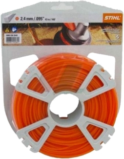 Stihl 9302339 Mähfaden rund Ø 2,4 mm x 41 m, orange