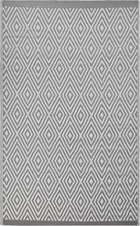 Outdoorteppich SIKAR Hellgrau 120 x 180 cm