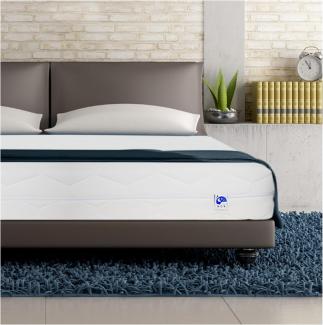NOX Matratze 160x200 Komfortschaum mittelfest H3 + H4 Basic 19 cm | 30 Nächte Probeschlafen | Rollmatratze | Kaltschaum Matratze | Wendematratze | Antibakterieller Bezug mit Reißverschluss