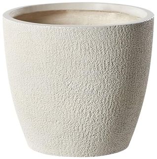 Blumenkübel KANNIA 36 cm Cremeweiß