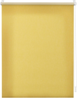 Lichtblick Sonnenschutzsysteme GmbH Thermo-Rollo lichtdurchlässig Madrid 80 cm x 190 cm (BxL) Gelb Lichtdurchlässig & Thermofunktion ; ohne Bohren zu Montieren ; OEKO-TEX Standard 100