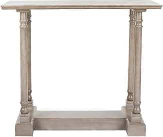 SAFAVIEH Modern Wooden Accent Table, in Vintage Grey, 40 X 95 X 80