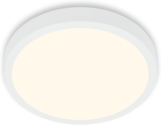 Briloner LED Deckenleuchte Runa Ø 38 cm, Metallrahmen weiß