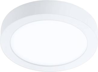 Eglo 900103 LED Badezimmer Deckenleuchte FUEVA-Z weiss H:2. 8 Ø:21cm rund, dimmbar IP44 2700-6500K mit Connect-Z Funktion