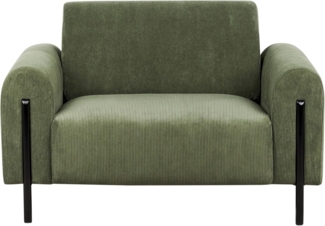 Sessel ASKIM Cord Olivgrün