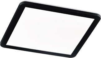 LED Deckenleuchte CAMILLUS, Schwarz Matt, 40x40cm