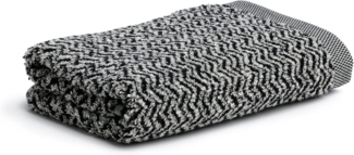 Möve Handtuch Brooklyn, Walkfrottier (1-St), mit Zick-Zack-Muster, Made in Germany