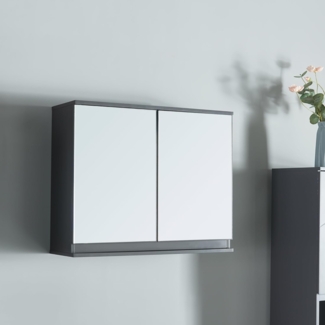 Spiegelschrank Overath 60x20x50 cm Grau [en. casa]