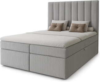 MARPUR Boxspringbett NERO MIL (Boxspringbett, Bettkasten, Matratze), Bettkasten inkl. Matratze