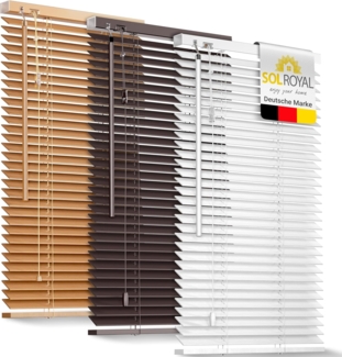Sol Royal Jalousie SolDecor JH3, Holzjalousie Weiß
