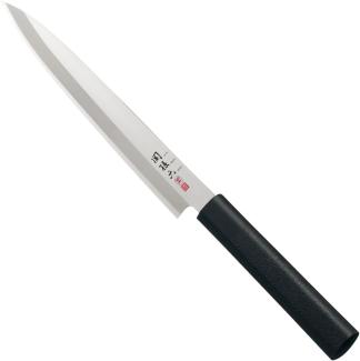 Kai Yanagiba Messer Seki Magoroku Hekiju, Küchenmesser, Filiermesser, für Linkshänder, Klingenlänge 21 cm, AK-5077