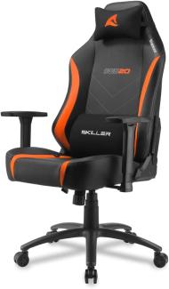 Sharkoon Gaming Stuhl, Legierter Stahl, Schwarz/Orange, Normal