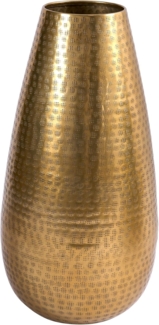 riess-ambiente Bodenvase ORIENT 50cm gold (Einzelartikel, 1 St), Deko · Blumen · Hammerschlag Design · Metall