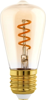 Eglo 110193 LED Filament Leuchtmittel E27 Decorative Spirale amber L:10cm Ø:4. 8cm dimmbar 2000K