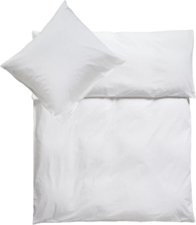 Jersey Kinder Bettwäsche 100x135cm Hautfreundlich Atmungsaktiv Baumwolle weiss