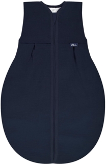 Alvi 4-Season Mull-Schlafsack 4-Jahreszeiten Schlafsack Babyschlafsack Kinderschlafsack ohne Ärmel (70 cm, Poseidon)