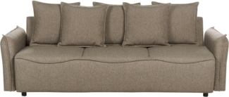 Schlafsofa KRAMA Braun