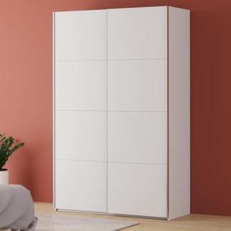 FORTE Schwebetürenschrank Fittio, Made in Europe, 2 Schiebetüren, modernes Design Höhe 2,35 mtr, stehende Montage