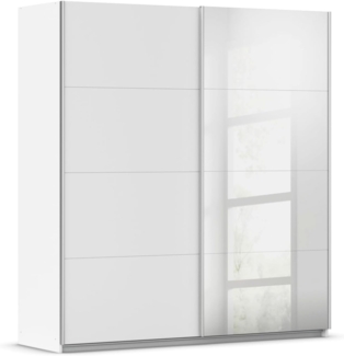 rauch Kleiderschrank, Schwebetürenschrank SUBITO, 2-türig, 1 Spiegeltüre, Alpinweiß, 181 x 197 x 61 cm