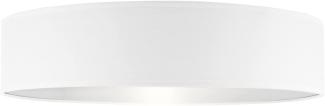 Deckenlampe CEILING DREAM, Stoff Weiß / Abdeckung satiniert, Ø 50cm