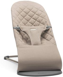 BabyBjörn Bliss Cotton Wippe - Sandgrau Braun sand