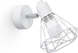 SOLLUX SL. 1102 Wandleuchte ARTEMIS 1XE14 40W Stahl weiß L:18cm B:15cm H:18cm dimmbar