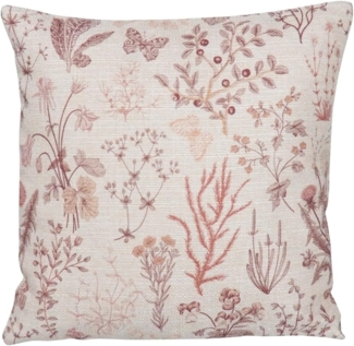 Sehlbach Kissen Floral beige 45 x 45 cm