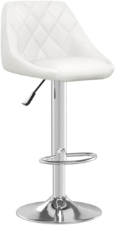vidaXL Barhocker Weiß Kunstleder [335169]