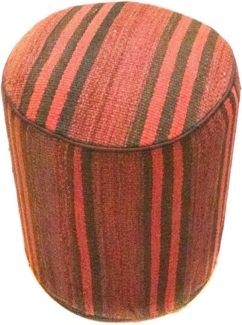 Sonderform,XS / 80 cm Ø Rund & kleiner,Mehrfarbig,Patchwork,Schurwolle,Afghanistan