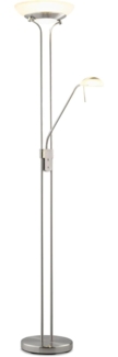 LED-Fluter Even II / FL55224E, Glas, Metall, Weiß, 33 x 180 x 33 cm