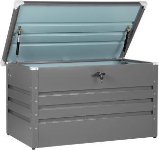 Aufbewahrungsbox CEBROSA Metall 132 cm 62 cm Grau