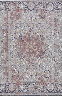 Teppich mehrfarbig orientalisches Muster 150 x 230 cm Kurzflor KORGAN