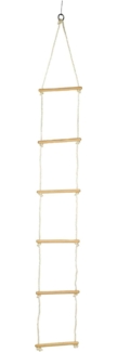 Strickleiter, zum Klettern und Turnen, Länge ca. 200 cm, aus Holz, von Legler