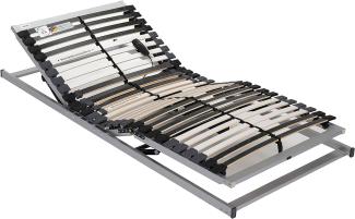 BeCo Lattenrost, Luxus E-Move, elektrischer Lattenrost, 90x200 cm, 28 Federholzleisten, komplett montiert, Kopf-und Fußteil verstellbar, TÜV geprüft, Made in Germany