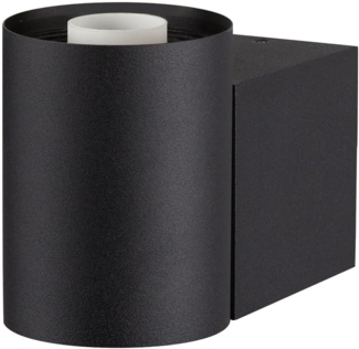 SLV VARYT, Wandaufbauleuchte, rund, 1x max. 6W, E14, schwarz - Wand- und Deckenleuchten