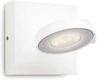 LED Wandspot, Metall weiß, Strahler beweglich, CLOCKWORK