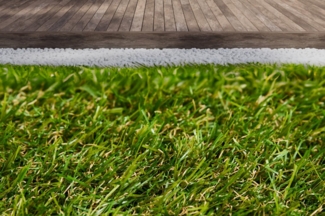 andiamo Kunstrasen Samos - Rasenteppich Outdoor - Outdoorteppich wetterfest für Balkon oder Terasse - Kunstrasenteppich Balkon Bodenbelag - Grün 200x500 cm