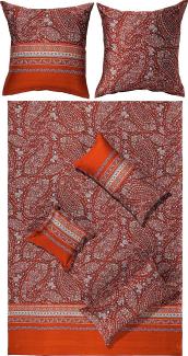 Bassetti Mako-Satin Bettwäsche Piazza Di Spagna R1 | 155x220 cm + 80x80 cm