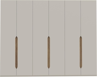 FORTE Drehtürenschrank Höhe 2,10 mtr, stehende Montage, Grifflos