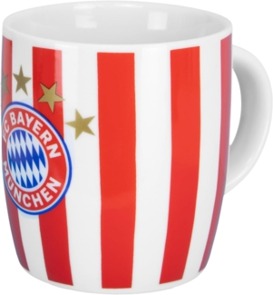 FC Bayern München Tasse Streifen, 0,3l