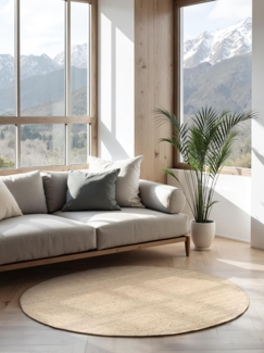 HANSE Home Teppich Jaipur Juteteppich, als Läufer und in Rund, rechteckig, Höhe: 10 mm, 100% Naturfaser, Nachhaltig, Wohnzimmer, Esszimmer, Schlafzimmer, GRS
