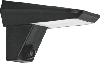 Eglo 48944 LED Solarleuchte/Wandleuchte PORRASSA Kunststoff schwarz 40X0,5W L:15. 5cm H:7. 5cm 6500K mit Sensor