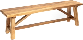 CREEDWOOD Sitzbank NATUR ESSZIMMER SITZBANK "ROCA", 160cm, Massivholz, Küchenbank