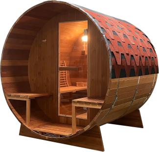 Outdoor Fassauna Bergen