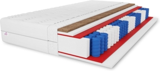 Taschenfederkernmatratze Salsa Kokos, H3, MARPUR, 19 cm hoch