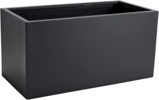 VIVANNO Pflanzkübel Fiberglas MAXI Kasten - Anthrazit Matt (1 St), 60x30x30 cm