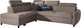 99rooms Latos Ecksofa Velours ESITO Beige Links mit